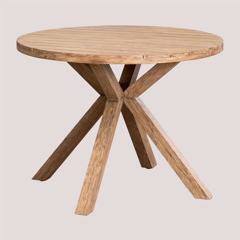 Mesa de comedor redonda en madera Naele SKLUM Ø100 cm (1/5)
