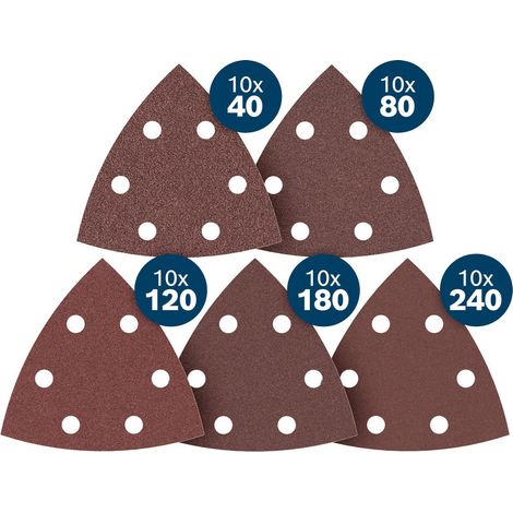 Bosch PRO F460 Sanding Sheet 93 x 93 mm G10 50 pcs 2608623332 (1/5)