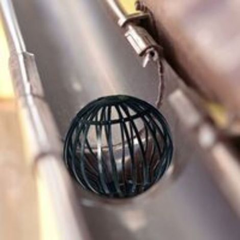 Filtro per grondaia, 4 pezzi, protezione per grondaia, in plastica, resistente, antiruggine, drenaggio fluido, adatto per grondaie, rete per grondaia (nero, 5,7 x 4,9 x 1,7 pollici) (1/3)