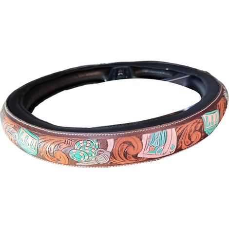 Housse De Volant pour Voiture - Décor Cowboy pour Intérieur De Camion - (1/5)