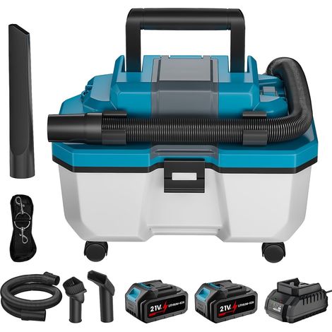 Aspirateur humide‑sec sans fil compatible batterie Makita 18V, 15kPa, réservoir 10L, filtre HEPA, fonction souffleur, aspirateur atelier garage voiture (1/5)