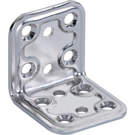 5PZ PIASTRA ANGOLARE INOX ART.746 40X40X40 MM (1/2)
