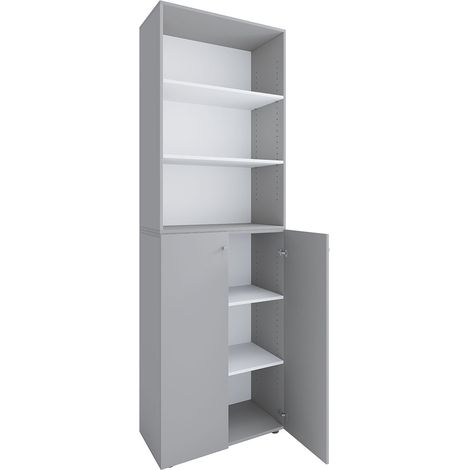 Büroschrank Aktenschrank Regal Lona 6f (1/3)