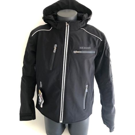 Motorradjacke für die Straße nexone soft shell Größe xl schwarz