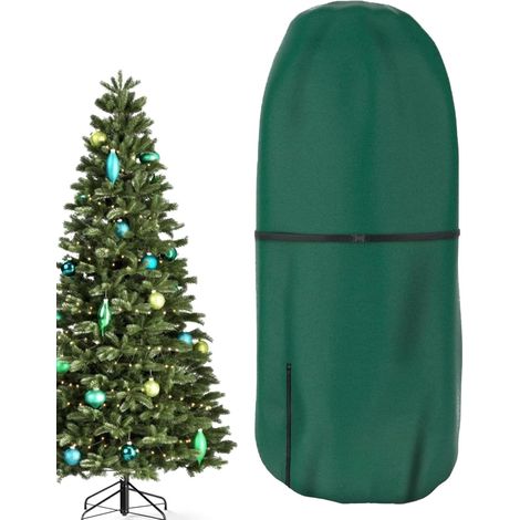 Housse De Protection Pour Sapin Noël Avec zip et cordon de serrage Housse Verticale Pour Sapins Artificiels Solution Rangement Pour Sapin Artificiel Grenier Sous-Sol Garage Placard Mai (1/5)
