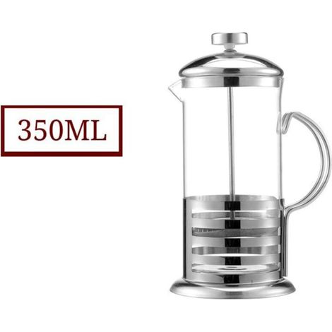 Cafetière domestique – machine à café filtre, mousseur à lait, tasse à café, cafetière filtre à main en verre pour thé et café (1/4)