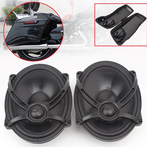 Convient pour les modifications des Harley-Davidson Road Glider, y compris les caches de haut-parleurs de klaxon et les valises latérales. (Article n° 14-20) (1/5)