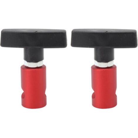 Kit 2 pinces de maintien de capot + clé à bougies – Outil 2-en-1 pour capot et hayon automobile – Rouge (1/4)