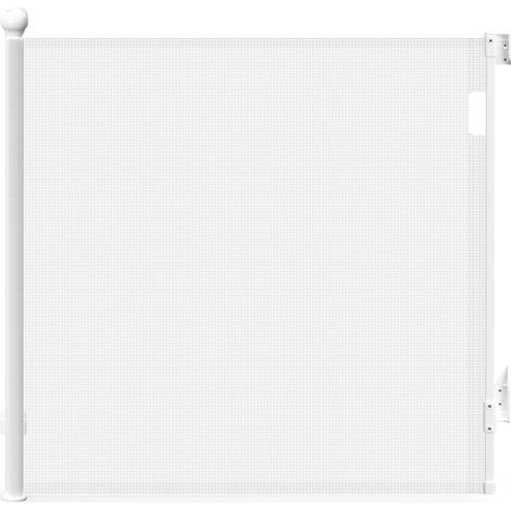 VOUNOT® Treppenschutzgitter Türschutzgitter Ausziehbar 0-180CM Weiß (1/5)