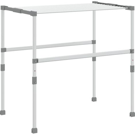 Séchoir à linge 83x(50-55)x(40-85) cm aluminium (1/5)