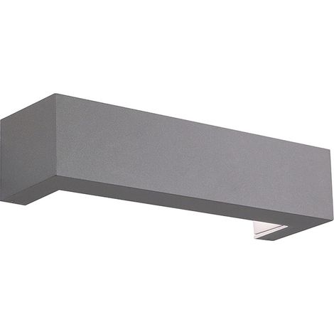 Applique Led Flint 9W 3000K Ip65 - Structure Anthracite En Aluminium Moulé Sous Pression - Éclairage Extérieur Ligne Flint - Groupe Rossini (1/2)