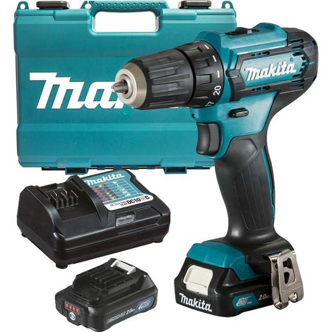 Makita DF333DWAE 12v MAX CXT Drill Driver Kit - 2 x 2ah Batteries, Charger and Case (1/4)