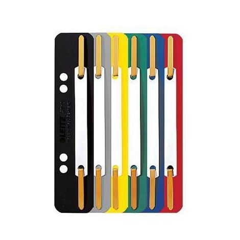 LEITZ Heftstreifen kurz 37100099 35x158mm PP sortiert 250 St./Pack. (1/2)