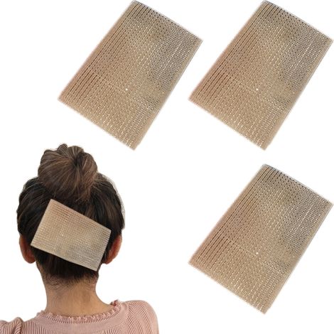Sticker Pour Frange - Adhésif Réutilisable En Résine - Fixation Invisible Pour Cheveux - Par Lot De 10 (1/5)