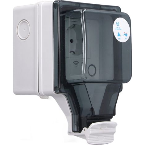 IP66 wasserdichte Außensteckdose, wasserdicht, Wandsteckdose, elektrisch, WLAN-fähig, Smart Plug, Typ 86, 16 A, EU-Stecker 110–250 V, SNW-SR (1/5)