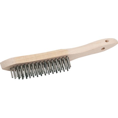 Draper Stainless Steel 4 Row Wire Scratch Brush (310mm) (50931) (1/5)