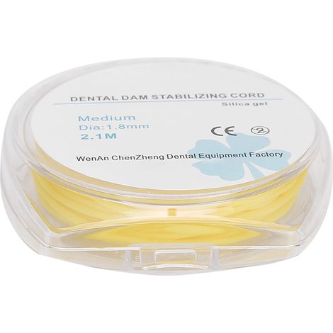 Bande de caoutchouc dentaire, coins moyens, pinces et feuilles de digue pour stabilisation - Fournitures de dentiste (1/5)