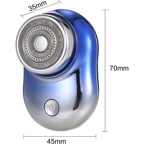 Rasage de papier coupe-barbe électrique Rasage USB Rasage sec et sèche humide sans fil pour les hommes