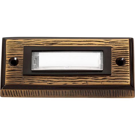 Heidemann 70301 Klingelplatte mit Namensschild 1fach Bronze 24 V/1 A (1/2)
