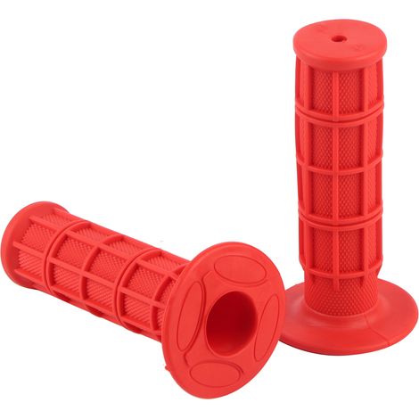 Poignées de guidon souples en Silicone, 22mm, 7/8 pouces, pour moto Pit Dirt Bike, rouge (1/5)