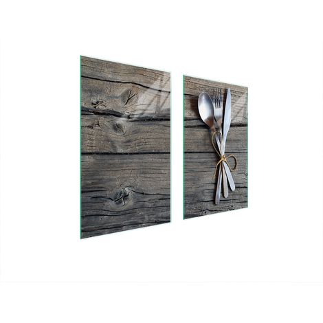 PIASTRA PROTETTIVA IN VETRO PER FORNELLI 75x52 POSATE (1/5)