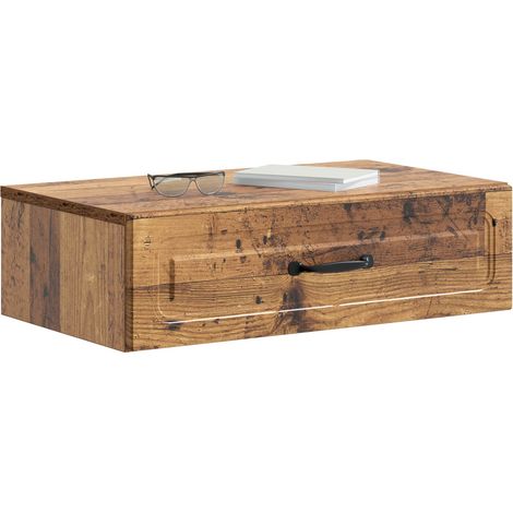 Maison Exclusive - Tavolino da Parete Laterale Legno antico 59 x 34,5 x 17 cm