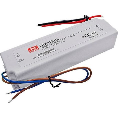 TRADE SHOP - Trasformatore Driver Alimentatore Per Strisce Strip Led Faretti 100 W Watt - (1/2)