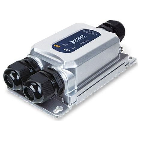 Injecteur PoE++ industriel Planet 60 W 1 port IP67 Gigabit Ethernet ipoe-175, ipoe-175