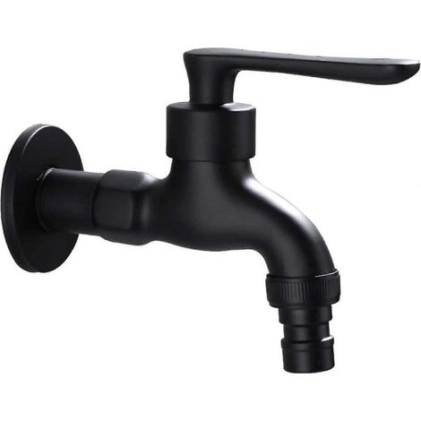 Online Store - Robinet de jardin extérieur, port de commande unique (sortie 1/2 pouce - entrée 1/2 pouce), avec 1 adaptateur (3/4 pouce). (1/5)