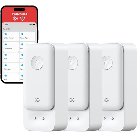 Capteur d'eau WiFi, détecteur de Fuite d'eau Intelligent, alertes réglables de 100 DB et alertes d'application, étanchéité IP67, détecteur pour Cuisine (Detector 1Pack) (1/5)