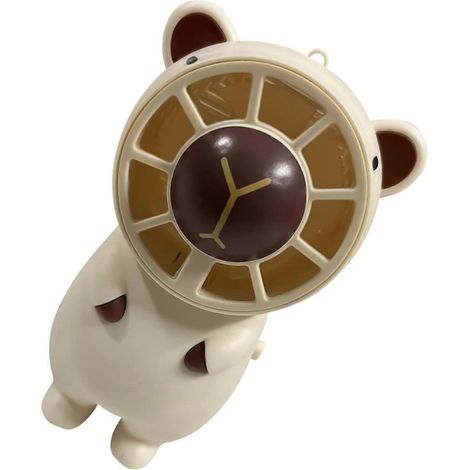 Petit ventilateur de bureau portable en PVC, rechargeable par USB, puissant, silencieux, idéal pour les voyages, le camping, la maison et le bureau. (1/5)