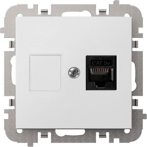 Santra 1x Computerbuchse RJ45 ohne Rahmen, Unterputz, weiß 4148-10