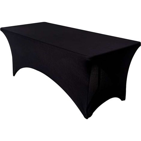 Copritavolo Nero 182x74x74 cm per Tavolo Catering (1/4)