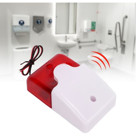 Alarme sonore et lumineuse clignotante, niveau sonore élevé, réglable, résistante aux chocs, dispositif d'avertissement de sécurité 220 V (1/5)