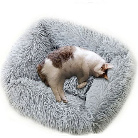 Coussin pour Chien et Chat Dvkptbk - Panier Confortable pour Animaux, Literie Profonde Anti-Gouttière, Idéal pour Sommeil Réparateur, Offre Été - Lit Cocon pour Petit et Moyen Animal, 1 Pièce (1/2)