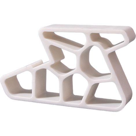 Topes de puerta resistentes, cuñas antideslizantes para ventanas de balcón, aptas para ventanas correderas (blancas, 1 unidad). (1/5)