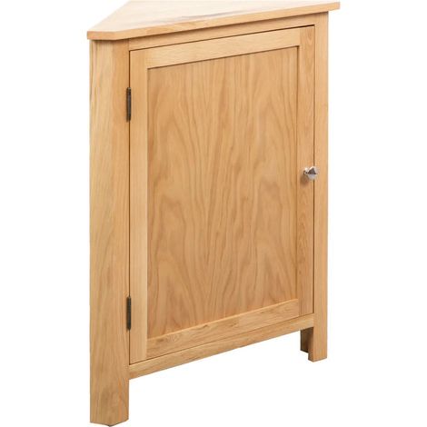 Armario esquinero con gran espacio de almacenamiento 59 x 45 x 80 cm estilo moderno de madera de roble 020046309 (1/5)