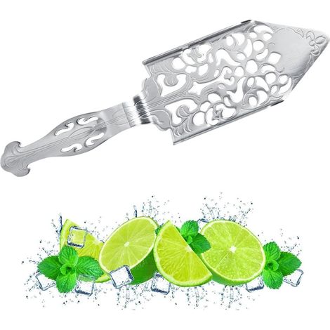 Cuillère en acier inoxydable pour fontaine à absinthe, accessoire pour verres à absinthe, sucrier