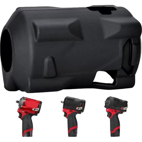 49-16-2554 Schutzhülle für kurzen M12-Kraftstoffschlüssel, Schlüsselschutz kompatibel mit Milwaukee M12 3/8 Zoll und 1/2 Zoll Schlüsseln [NX] (1/5)