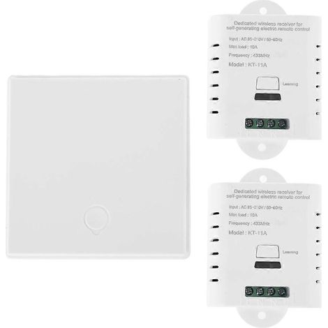 autarkes drahtloses Empfängermodul mit 1/2/3-Tastenschalter für TV-Lampe AC85-250V-B-