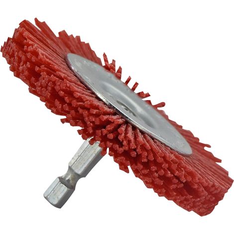 Tivoly • Spazzola Circolare • Filo di Nylon • Ø100mm • Per La Spellatura Del Legno