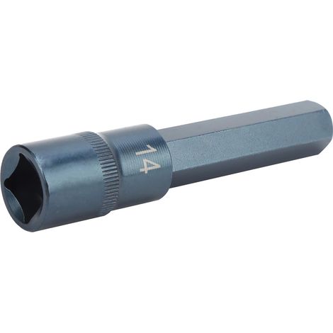 Embout hexagonal à douille en acier allié S2, outil de clé rapide pneumatique/électrique, quincaillerie antirouille H14