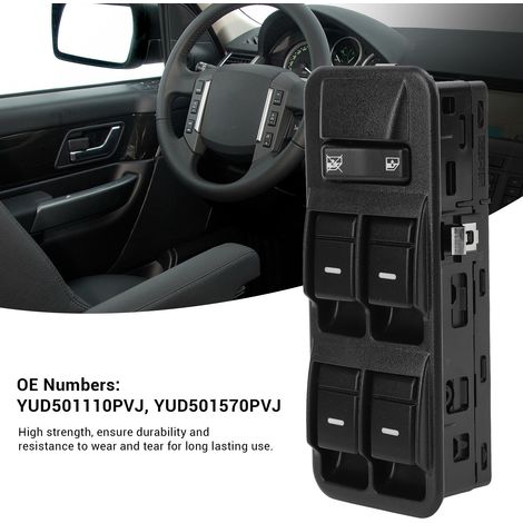 Elektrischer Fensterheberschalter YUD501110PVJ (Fahrerseite) für Range Rover Sport L320 und Land Rover LR3, einfache und langlebige Installation (1/5)