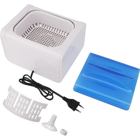 Nettoyeur à ultrasons 1,4 L 70 W, machine de nettoyage de bijoux portable en acier inoxydable 304 avec minuterie, prise UE 220 V (1/5)