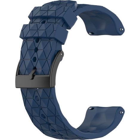 Bracelet en silicone compatible avec la montre connectée GPS Suunto 9 et le bracelet de remplacement pour moniteur de fréquence cardiaque au poignet Suunto 9 Baro Sport