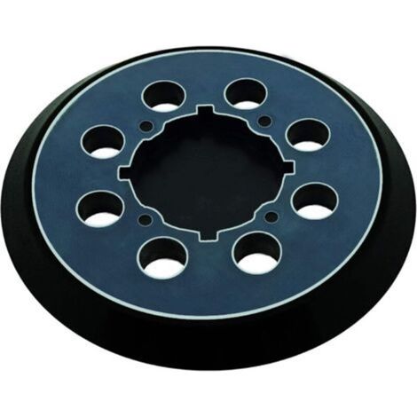 5 Pouces 8 Trous 4 Trous de Vis Disque de Ponçage Pad Support Ponceuse Crochet et Boucle Disque Auto-adhésif Noir Compatible avec Dewalt DWE6423 DWE6421 DCW210B (1/5)
