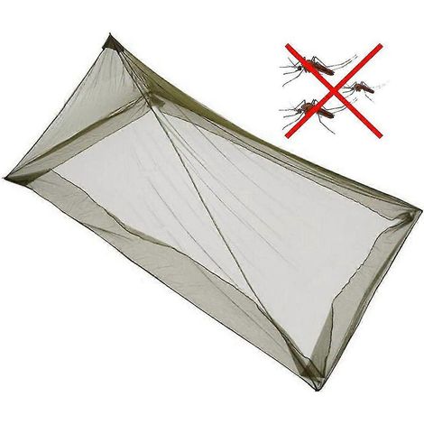 Moustiquaire triangulaire blanche en polyester pour l'extérieur, compacte et légère, pour lits simples, couvre-lit moustiquaire, grand lit dôme, tente suspendue pour lits simples et doubles, auvent de (1/5)