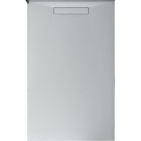 Duschwanne Bernstein LAVOA flach Mineralguss Steinoptik Weiß matt 100x160cm