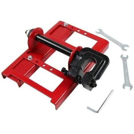 BUNTHAUS Mini-guide de tronçonneuse à chaîne, Rail de guidage du bois pour les ouvriers du bâtiment, contient 1 broyeur électrique 1 jeu d'outils d'assemblage (1/5)