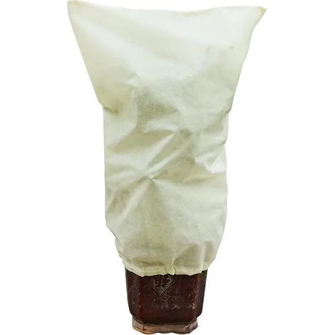 (Beige, 80 x 120 cm) Housse de protection hivernale chaude pour plantes, arbres et arbustes, protège du gel et des petites plantes de jardin. Idéale pour le jardin et les petits arbres. (1/4)